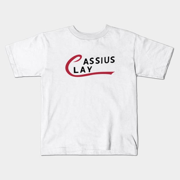 CASSIUS CLAY LOGO Kids T-Shirt by sandra0021tees